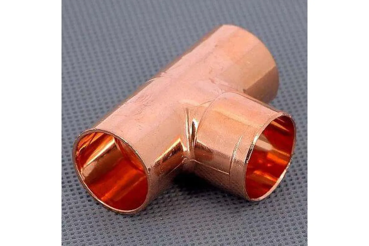 Тройник медный обжимной Viega 54х42х42