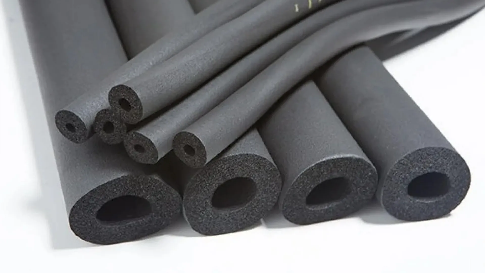 Гибкая теплоизоляция трубка вспененный синтетический каучук Ру-флекс  76х13 мм СТ ПРОМ ПОЛИМЕР серый