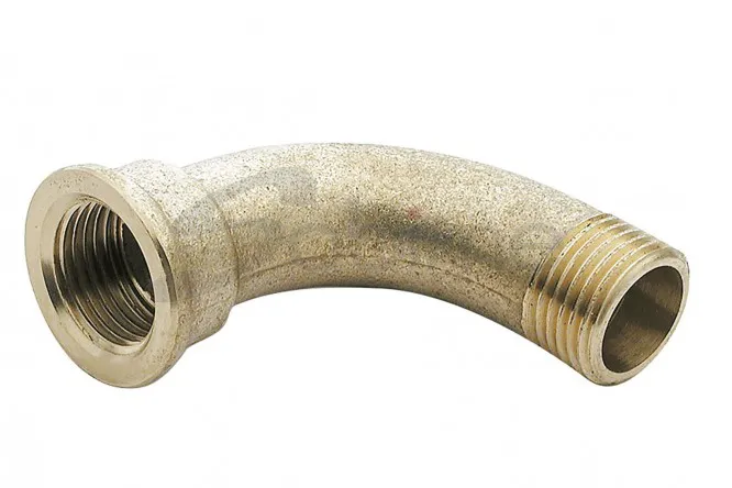 Латунный отвод угольник  20х1/2" мм Угол: 90 град внутренняя резьба