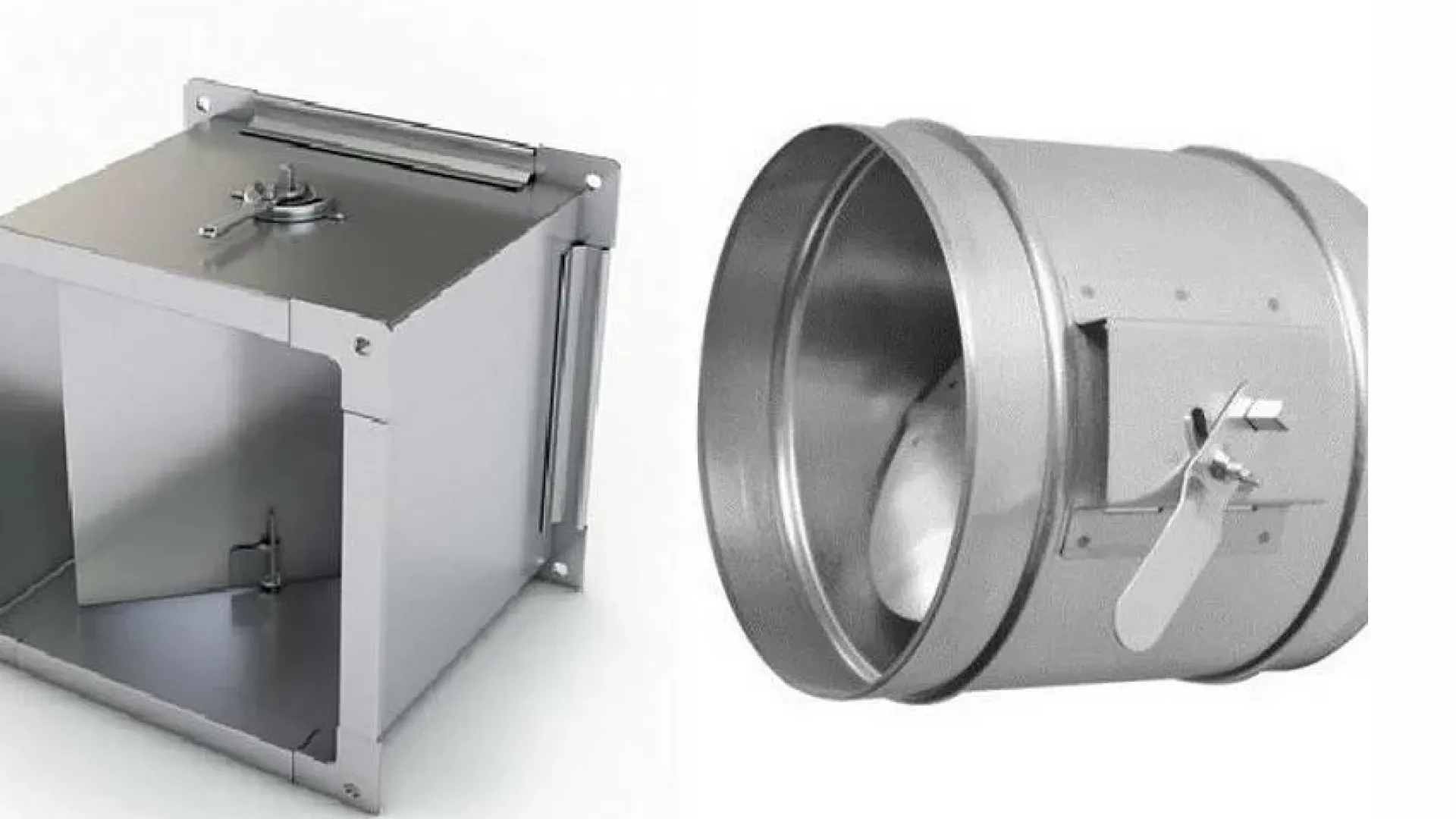 Дроссель - клапан  600 мм  600 мм алюминий воздушный