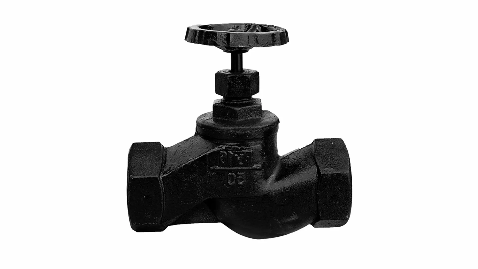 Клапан чугунный Ру16 обратный вода, пар межфланцевый 150 мм